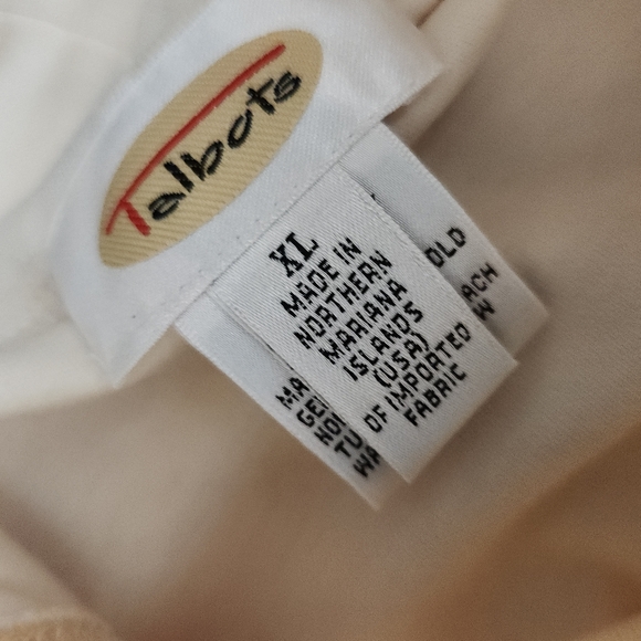 Talbots Off White Long Sleeve Mock Turtleneck Top  Size XL - Picture 5 of 5